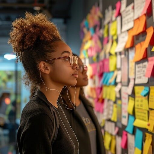 Focused note reading stockcake (1)